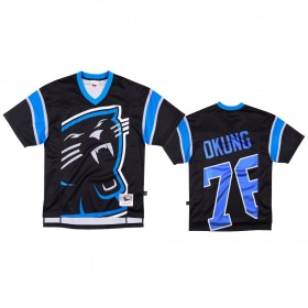 Maillot Carolina Panthers Russell Okung 76 Noir Big Face - Homme